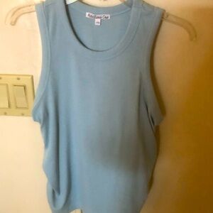 Rebellious One Light Blue Women's Sleeveless top
